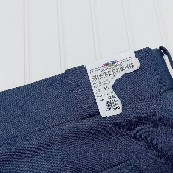 Flying Cross Fechheimer Uniform Pants 42 French Blue Unhemmed Poly Garbadine NEW - Picture 9 of 15